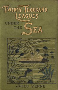 Omslag till Jules Vernes "Tjugotusen Leagues Under The Sea", ca 1870 (bokomslag) av Edouard & Neuville Alphonse Marie Adolphe de (1835 85) Riou
