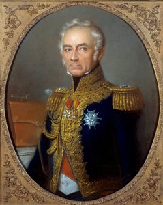Porträtt av Charles Tristan, greve av Montholon (1783-1853) Målning av Edouard Pingret (1788-1875) cirka 1840, 82 x 67 cm. Paris, Musee de l