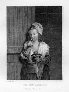 Flickan äter, c1833