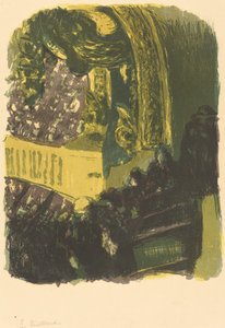 Ett galleri i Gymnasium ett gymnastiksgalleri, publicerat 1900. av Edouard Vuillard