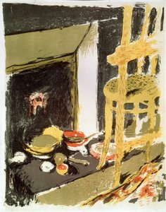 Vid härden, 1899. av Edouard Vuillard