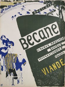 Cykel; Becane, ca 1894 av Edouard Vuillard