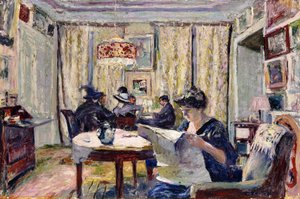 Bridgespelare, ca 1911 av Edouard Vuillard