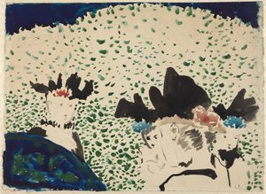 Fyra damer med eleganta hattar av Edouard Vuillard