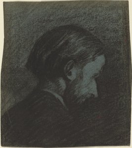 Chef för en skäggig man, 1889. av Edouard Vuillard