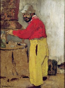 Henri de Toulouse-Lautrec i Villeneuve sur Yonne, 1898 av Edouard Vuillard