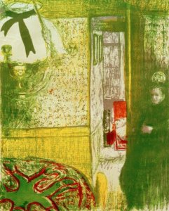 Interiör till upphängning av Edouard Vuillard
