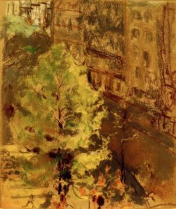 Berlioz-torget, effekt av morgonsolen av Edouard Vuillard