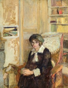Lucie Belin på Konstnärens hem av Edouard Vuillard