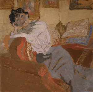 Madame Hessel au Sofa (Madame Hessel on the Sofa)