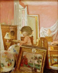 Madame Hessel i rummet på Les Clayes av Edouard Vuillard