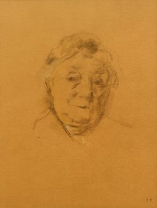 Porträtt av Madame Bénard framifrån av Edouard Vuillard