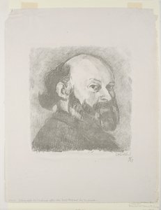 Porträtt av Cézanne av Edouard Vuillard