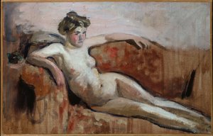 Liggande naken, ca 1919-20