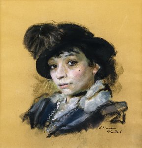 Simone, ca 1912 av Edouard Vuillard