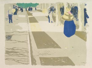 The Avenue, från serien Landscapes and Interiors av Edouard Vuillard