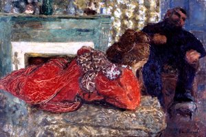 Morgonrocken, 1897 av Edouard Vuillard