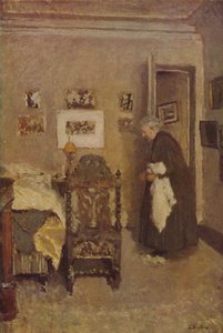 Hushållerskan ca 1925, c1925, 1946 av Edouard Vuillard