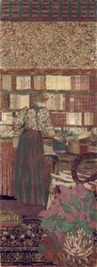 Integriteten. Dekoration för Dr. Vaquez bibliotek av Edouard Vuillard