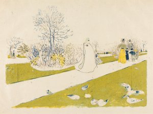 Tuilerieträdgården av Edouard Vuillard