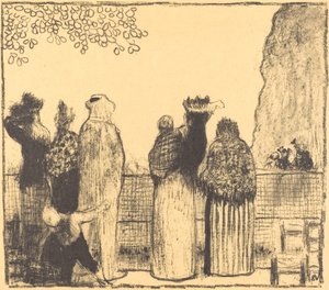 The Tuileries Les Tuileries, publicerad 1895. av Edouard Vuillard