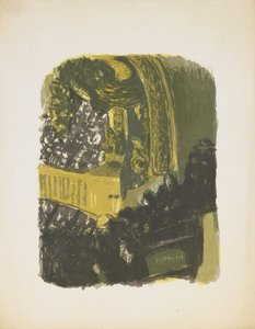 Ett galleri på gymnasiet (färglitografi) av Edouard Vuillard