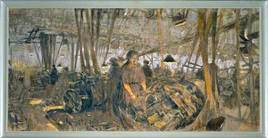 Vapenfabriken i Lyon: tornen - ... (tempera på duk) av Edouard Vuillard