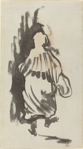 Vandringsfigur sedd bakifrån av Edouard Vuillard