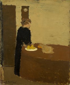 Kvinna i svart av Edouard Vuillard