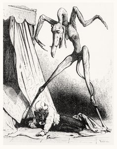 Illustration för The Devil in Love, 1845