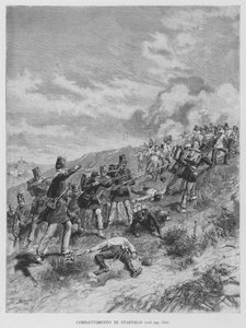 Combattimento Di Staffalo (gravyr) av Edouardo Matania