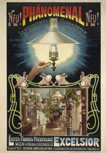 Träull. Självantändande glödkropp, ca 1895-1900. av Eduard Döcker
