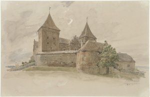 Slottet i Neidenburg av Eduard Gaertner