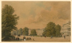 Leipziger Platz i Berlin av Eduard Gaertner