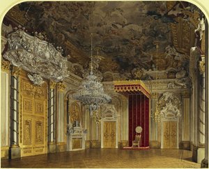 Riddarsalen i det kungliga slottet i Berlin av Eduard Gaertner