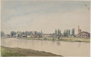 Borsigverken i Moabit av Eduard Gaertner