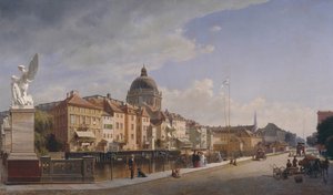 Bakifrån av husen på Schloss Freiheit, Berlin