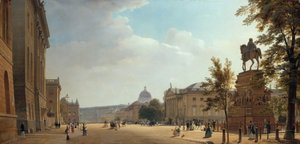 Unter den Linden av Eduard Gaertner