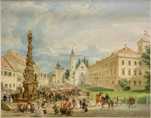 Europa / Allianspolitik / Möte för monarker i Teplitz / Teplice, september 1835 (möte med kejsar Ferdinand I