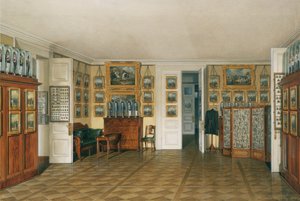 Interiörer av Vinterpalatset. Kejsar Alexander II:s betjäningsrum, 1874 av Eduard Hau