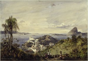 Rio de Janeiros vik med Corcovado