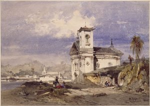 Sankta Luzia-kyrkan, Rio de Janeiro av Eduard Hildebrandt