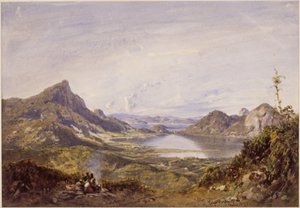 Lagoa Rodrigo de Freitas, Rio de Janeiro av Eduard Hildebrandt