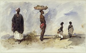 Människor från São Paulo av Eduard Hildebrandt