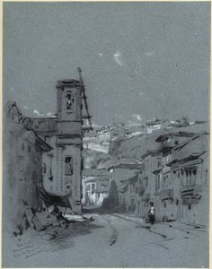 Rua da Misericórdia i Rio de Janeiro av Eduard Hildebrandt