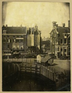 Utsikt över pensionatet Rondeel i Amsterdam från fotografens hus