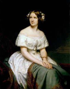 Porträtt av sopranen Jenny Lind 1820-1887, 1846.