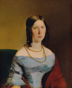 porträtt av en dam av Eduard Swoboda