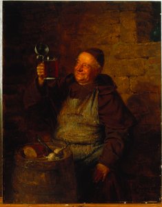 I en klosterträdgård av Eduard von Grutzner