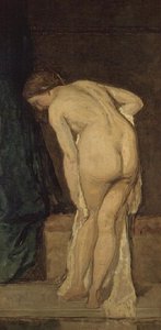 Leaving the Bath (olja på duk)